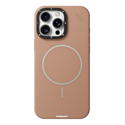Apple iPhone 16 Pro Case M-safe Charging Feature Youngkit Dynamag Series Cover Gold