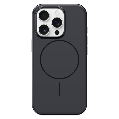 Apple iPhone 16 Pro Case Magsafe Charging Feature Wlons Frego Cover Black