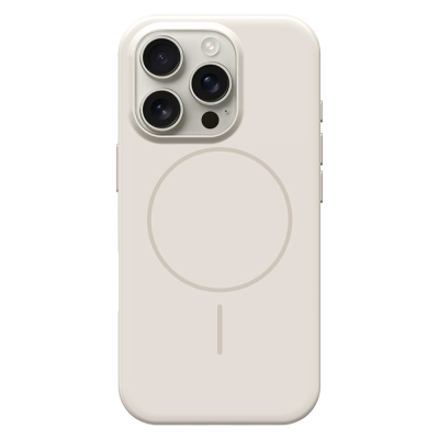 Apple iPhone 16 Pro Case Magsafe Charging Feature Wlons Frego Cover Cream
