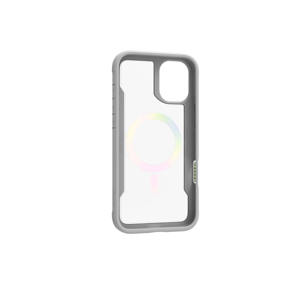 Apple iPhone 16 Pro Case Magsafe Charging Featured Airbag Raptic Shield 2.0 Series Transparent Back Surface Cover - 24