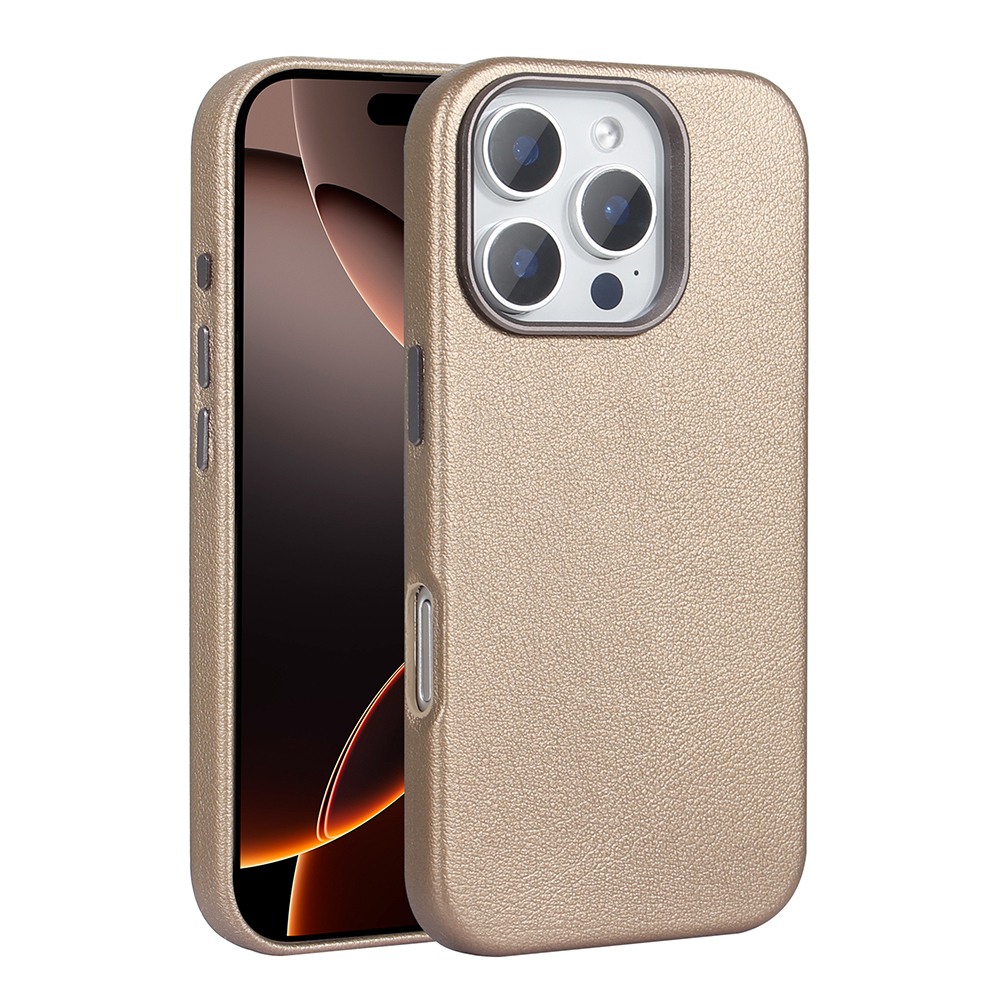 Apple iPhone 16 Pro Case Magsafe Charging PU Leather Zore Adora Cover - 2