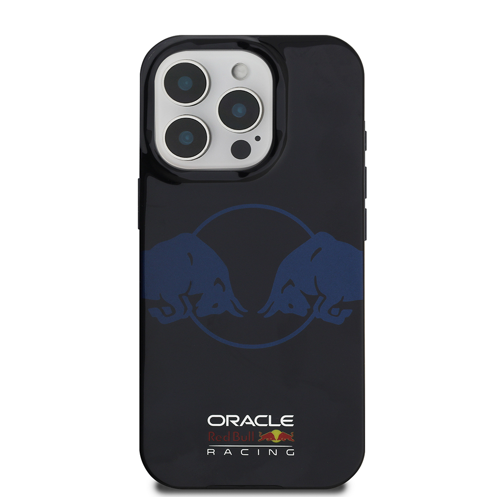 Apple iPhone 16 Pro Case Redbull Original Licensed Magsafe Charging Featured IML Double Bull Printed Hard PC Cover - 2