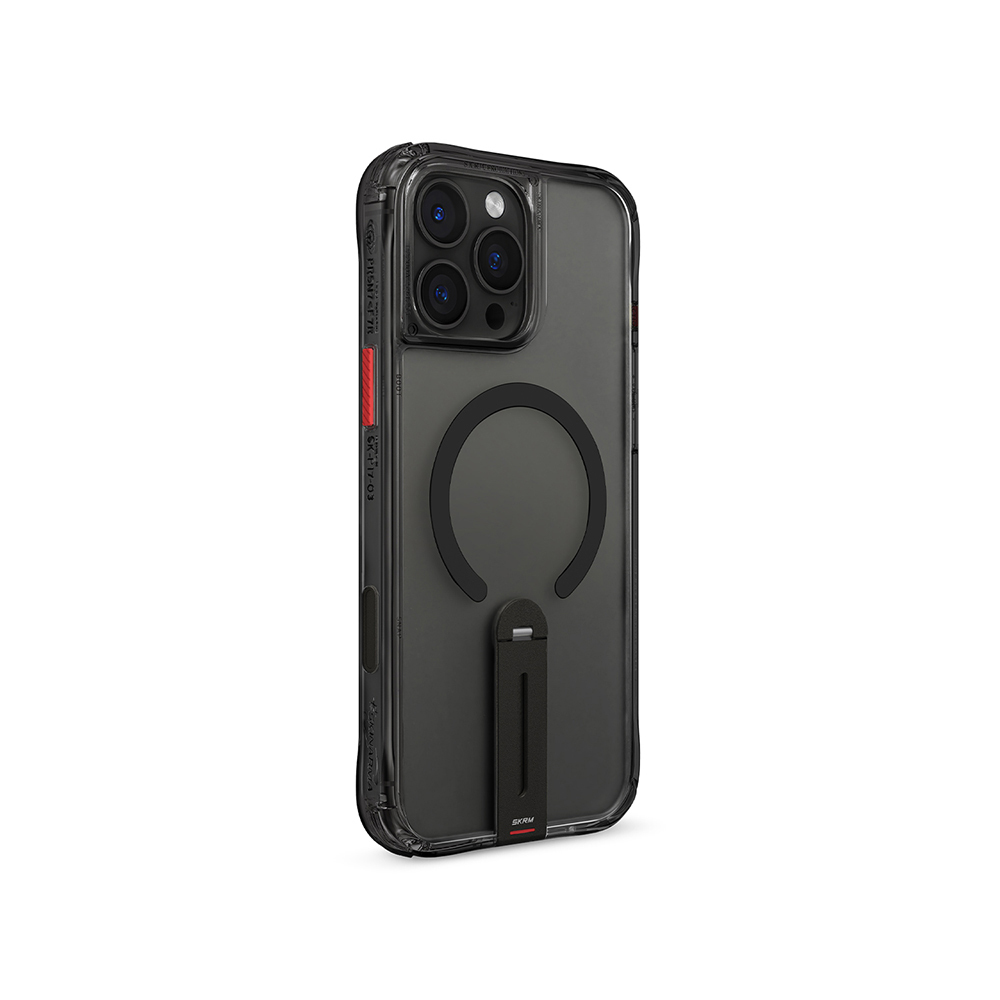 Apple iPhone 16 Pro Case Skinarma Helix Cover with Magsafe Charging Feature and 360 Degree Rotatable Stand - 6