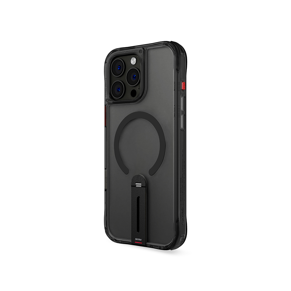 Apple iPhone 16 Pro Case Skinarma Helix Cover with Magsafe Charging Feature and 360 Degree Rotatable Stand - 5