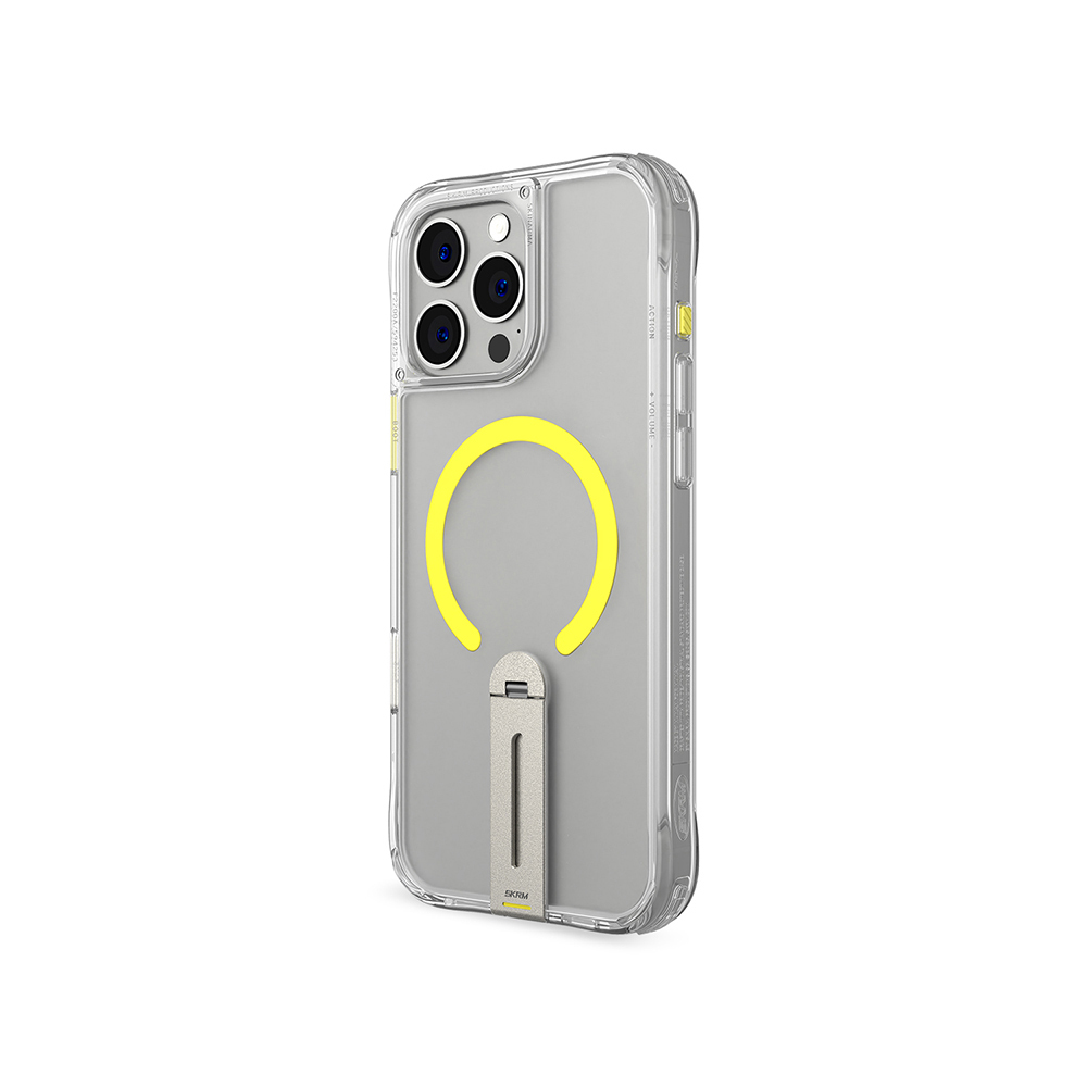 Apple iPhone 16 Pro Case Skinarma Helix Cover with Magsafe Charging Feature and 360 Degree Rotatable Stand - 14