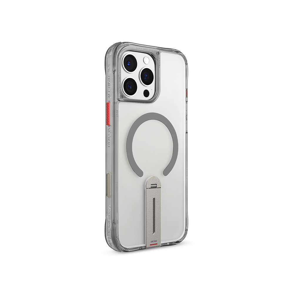 Apple iPhone 16 Pro Case Skinarma Helix Cover with Magsafe Charging Feature and 360 Degree Rotatable Stand - 10