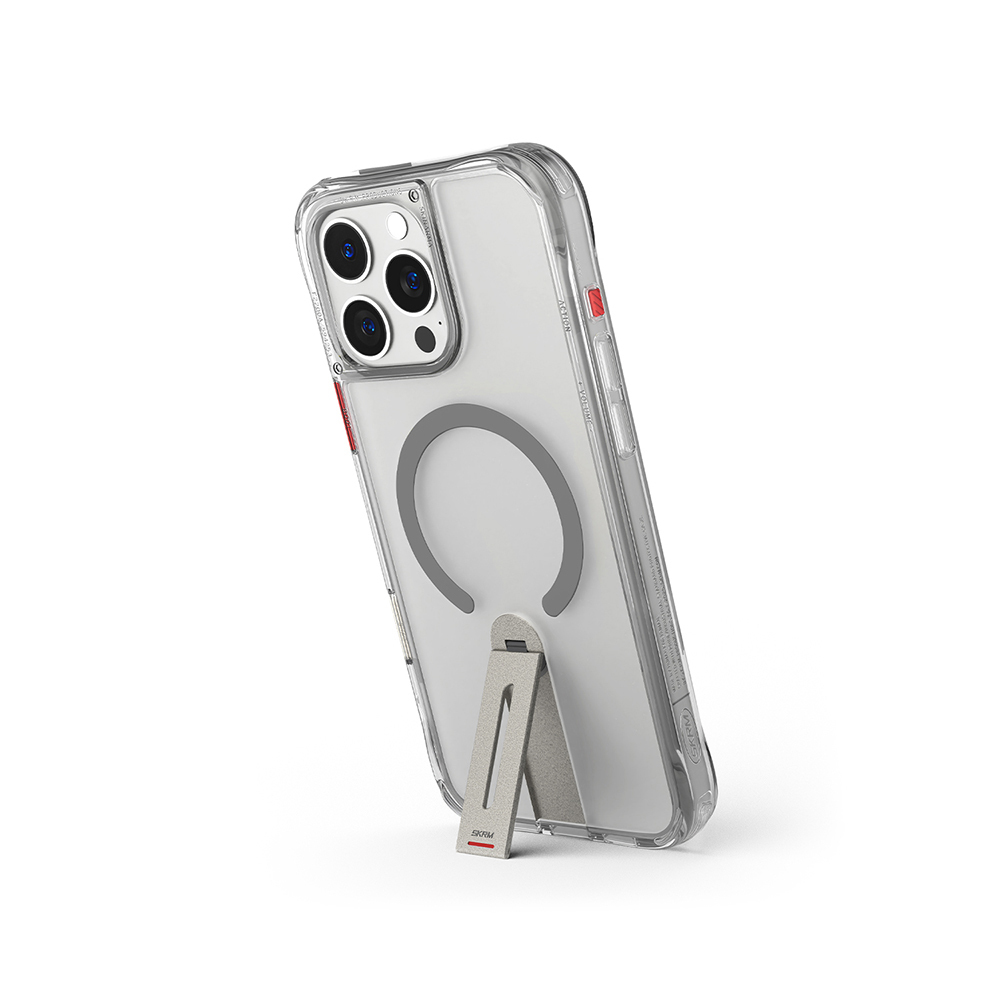 Apple iPhone 16 Pro Case Skinarma Helix Cover with Magsafe Charging Feature and 360 Degree Rotatable Stand - 9