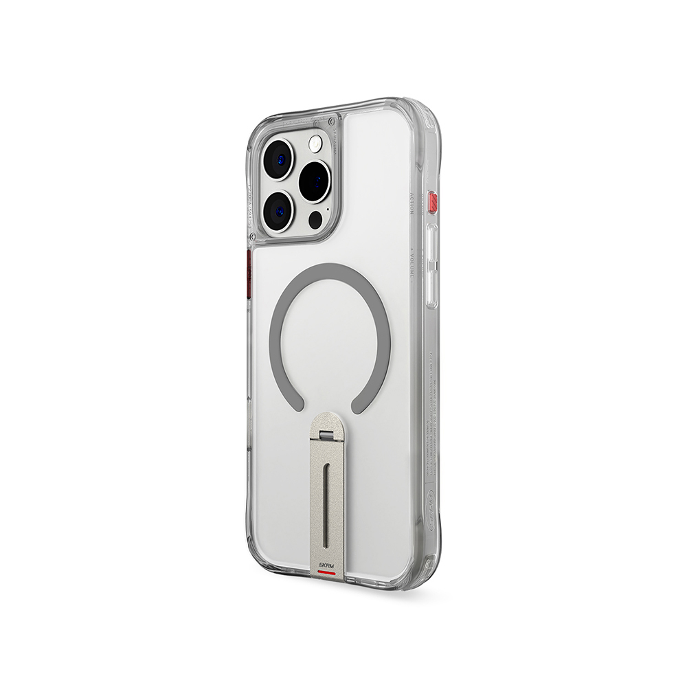 Apple iPhone 16 Pro Case Skinarma Helix Cover with Magsafe Charging Feature and 360 Degree Rotatable Stand - 12