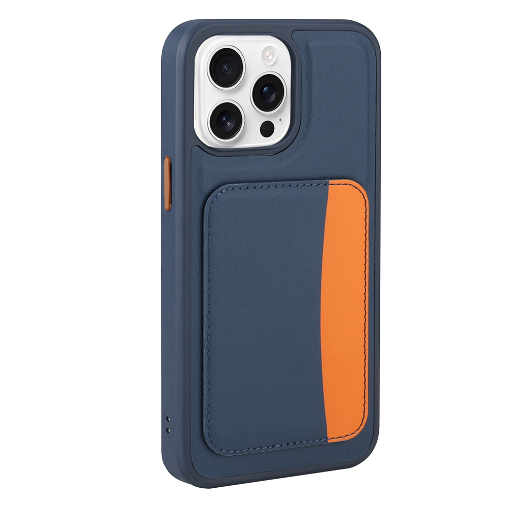 Apple iPhone 16 Pro Case with Card Holder Zore X-Card Silicone Cover - 10