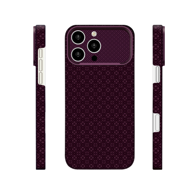 Apple iPhone 16 Pro Case with M-Safe Charging Feature Zore Paris Velix Hard PC Cover Derin Mor