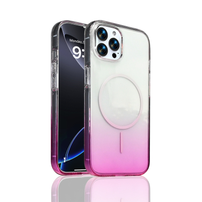 Apple iPhone 16 Pro Case Zore Septic Silicone Cover M-Safe Charging Feature Purple