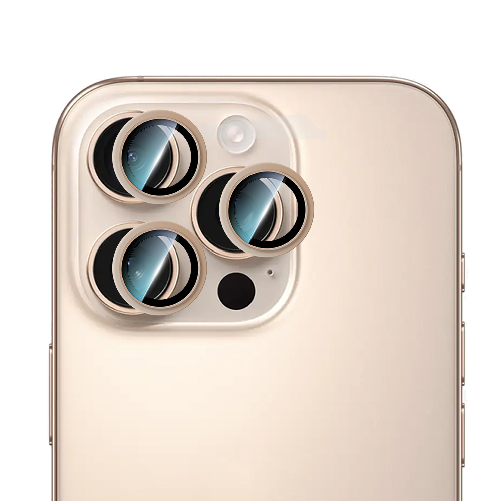 Apple iPhone 16 Pro CaseWorld Alloy Serisi Oleofobik Anti Reflective Kamera Lens Koruyucu - 8