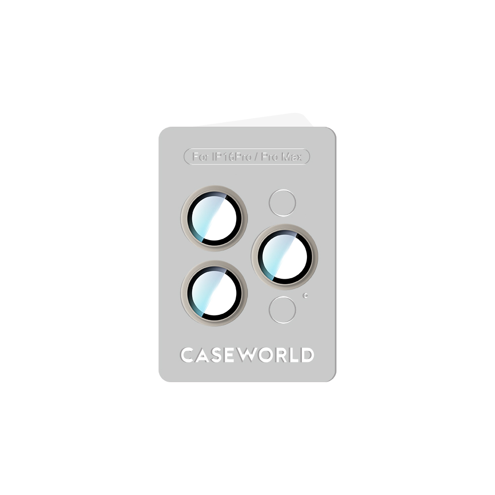 Apple iPhone 16 Pro CaseWorld Alloy Serisi Oleofobik Anti Reflective Kamera Lens Koruyucu - 20