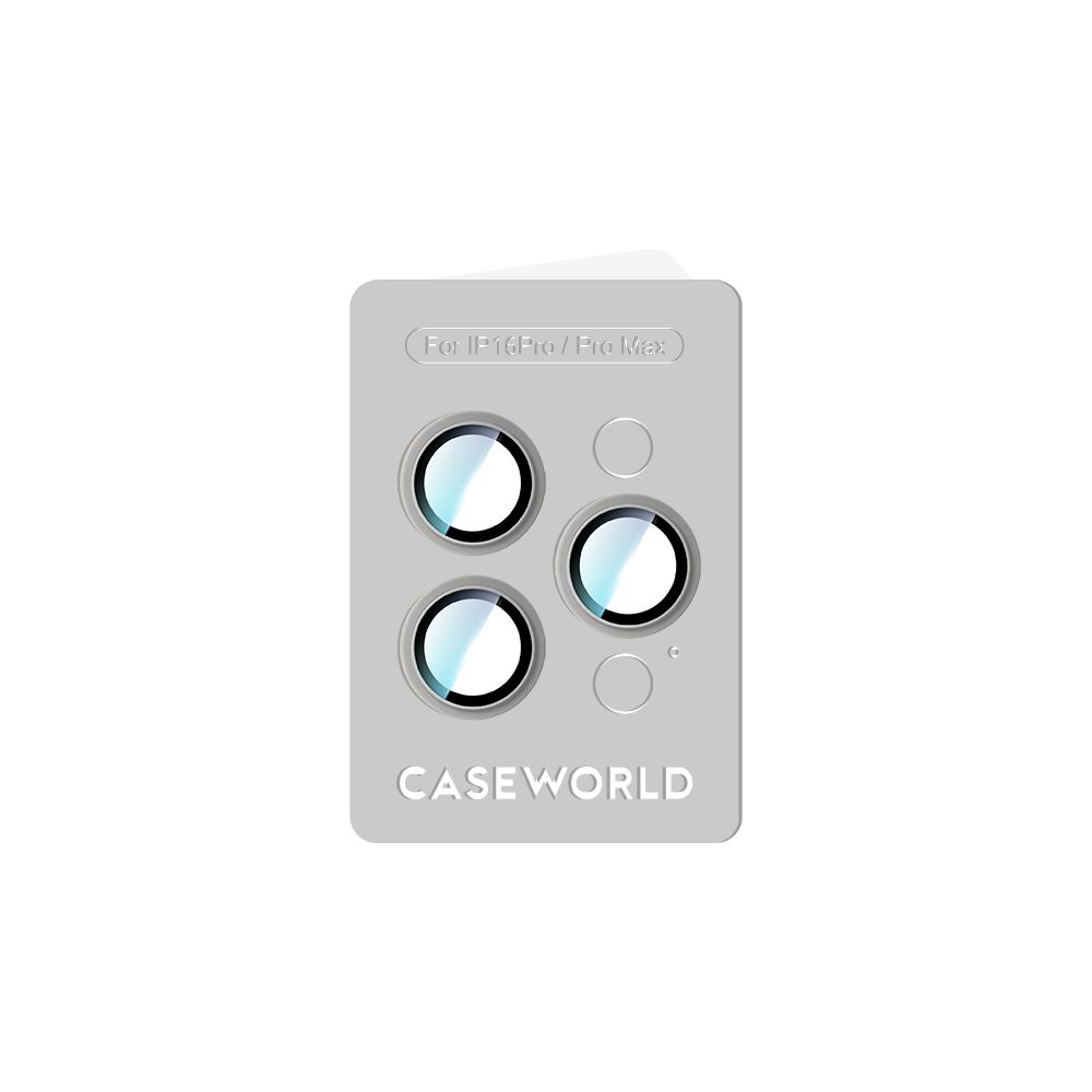 Apple iPhone 16 Pro CaseWorld Alloy Serisi Oleofobik Anti Reflective Kamera Lens Koruyucu - 21