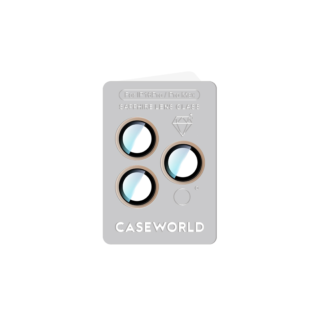 Apple iPhone 16 Pro CaseWorld Sapphire Series Anti-Reflective Lens Protector - 14