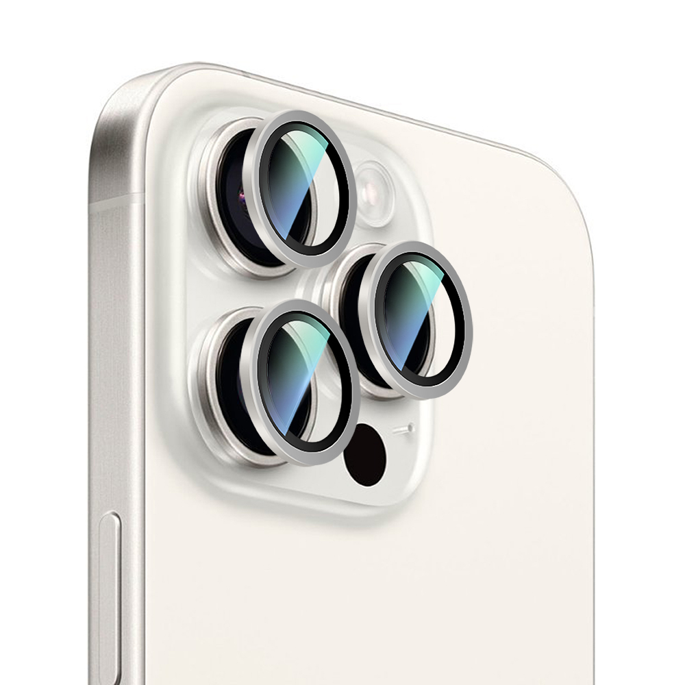 Apple iPhone 16 Pro CaseWorld Sapphire Series Anti-Reflective Lens Protector - 10