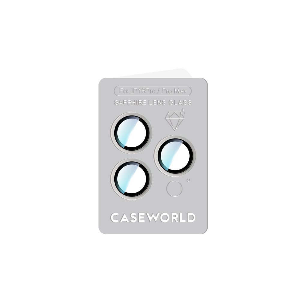Apple iPhone 16 Pro CaseWorld Sapphire Serisi Anti Reflective Lens Koruyucu - 16