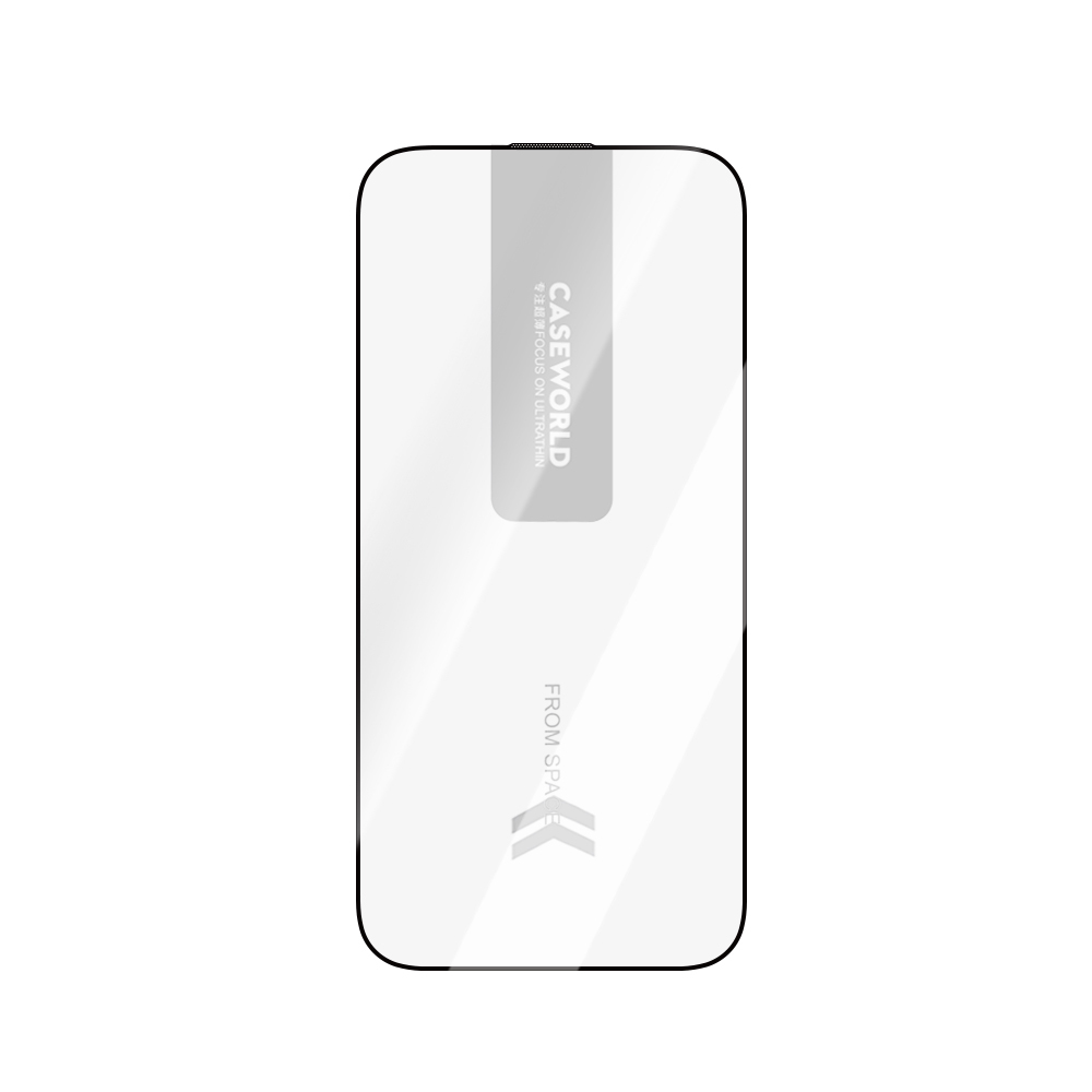 Apple iPhone 16 Pro CaseWorld Ultra-Thin Series TMQ 0.15mm HD 3D Glass Screen Protector + Application Tool - 6
