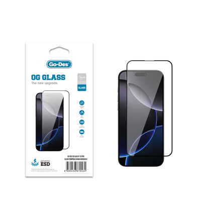 Apple iPhone 16 Pro Go Des OG Glass Antistatic Tempered Glass Screen Protector Şeffaf