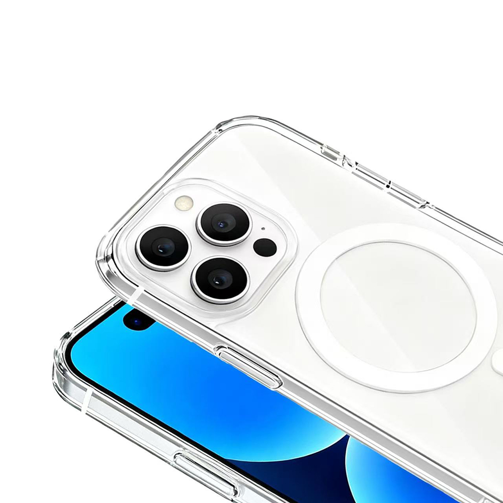 Apple iPhone 16 Pro Kılıf IC Çipli Zore Wireless Şarj Özellikli Şeffaf Orjin Kapak - 3