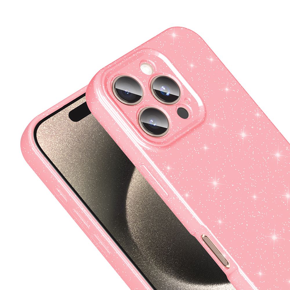 Apple iPhone 16 Pro Kılıf Kamera Korumalı Simli Lüks Zore Koton Kapak - 9