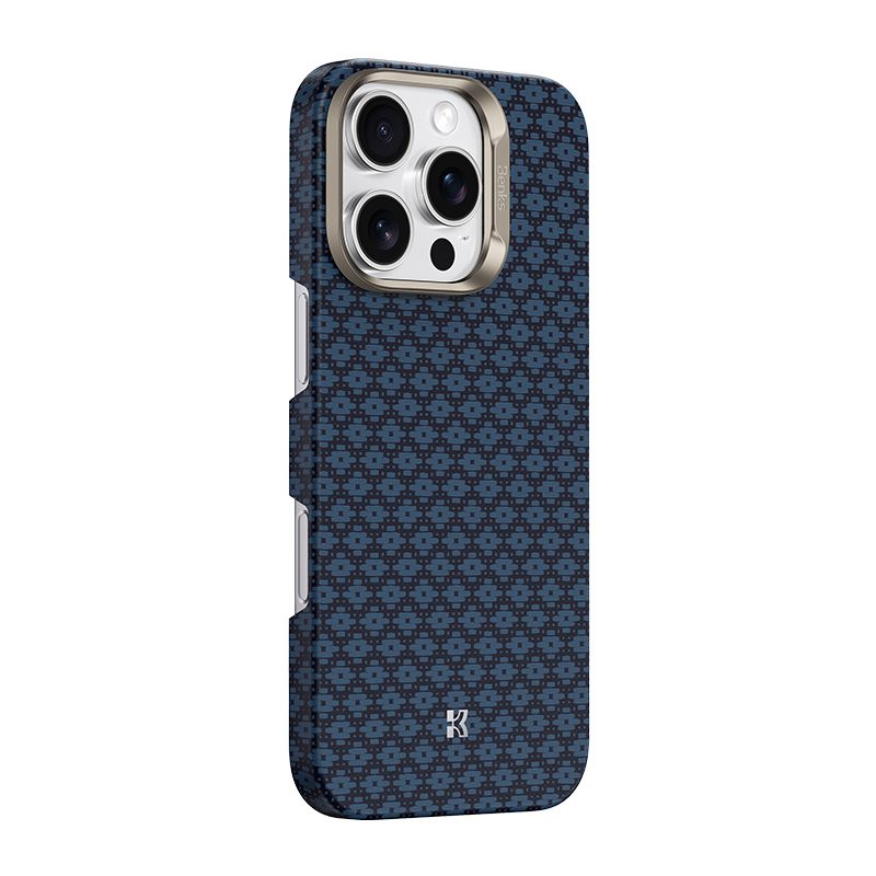 Apple iPhone 16 Pro Kılıf M-Safe Şarj Özellikli Benks ArmorAir ArmorGrid Serisi Kevlar Kapak - 1