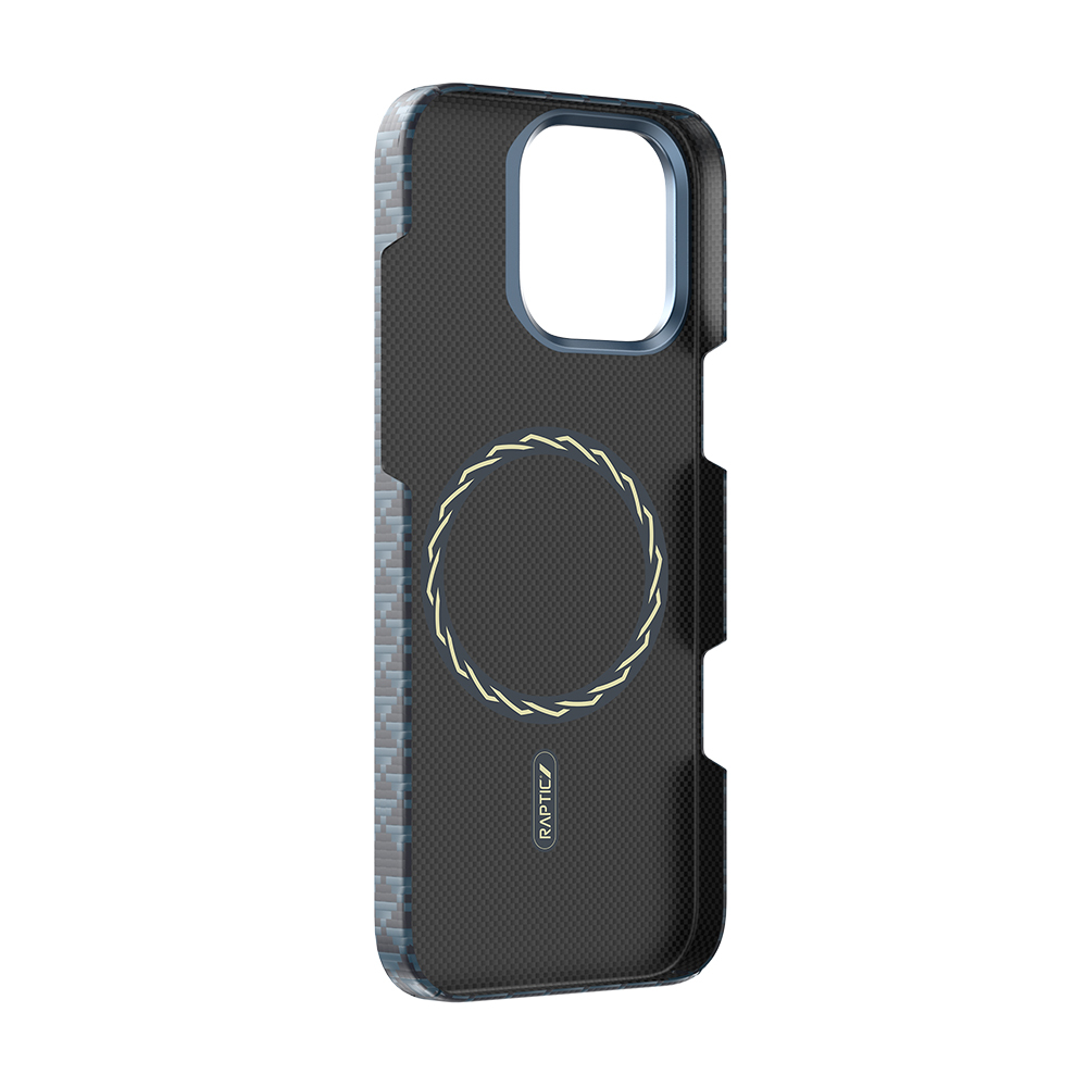Apple iPhone 16 Pro Kılıf M-safe Şarj Özellikli Raptic Aramid Skin Origin Serisi Kapak - 12