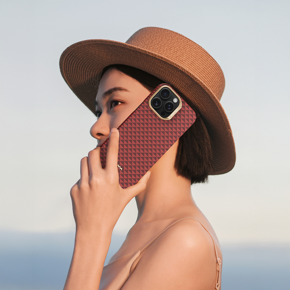 Apple iPhone 16 Pro Kılıf M-safe Şarj Özellikli Raptic Aramid Skin Origin Serisi Kapak - 22
