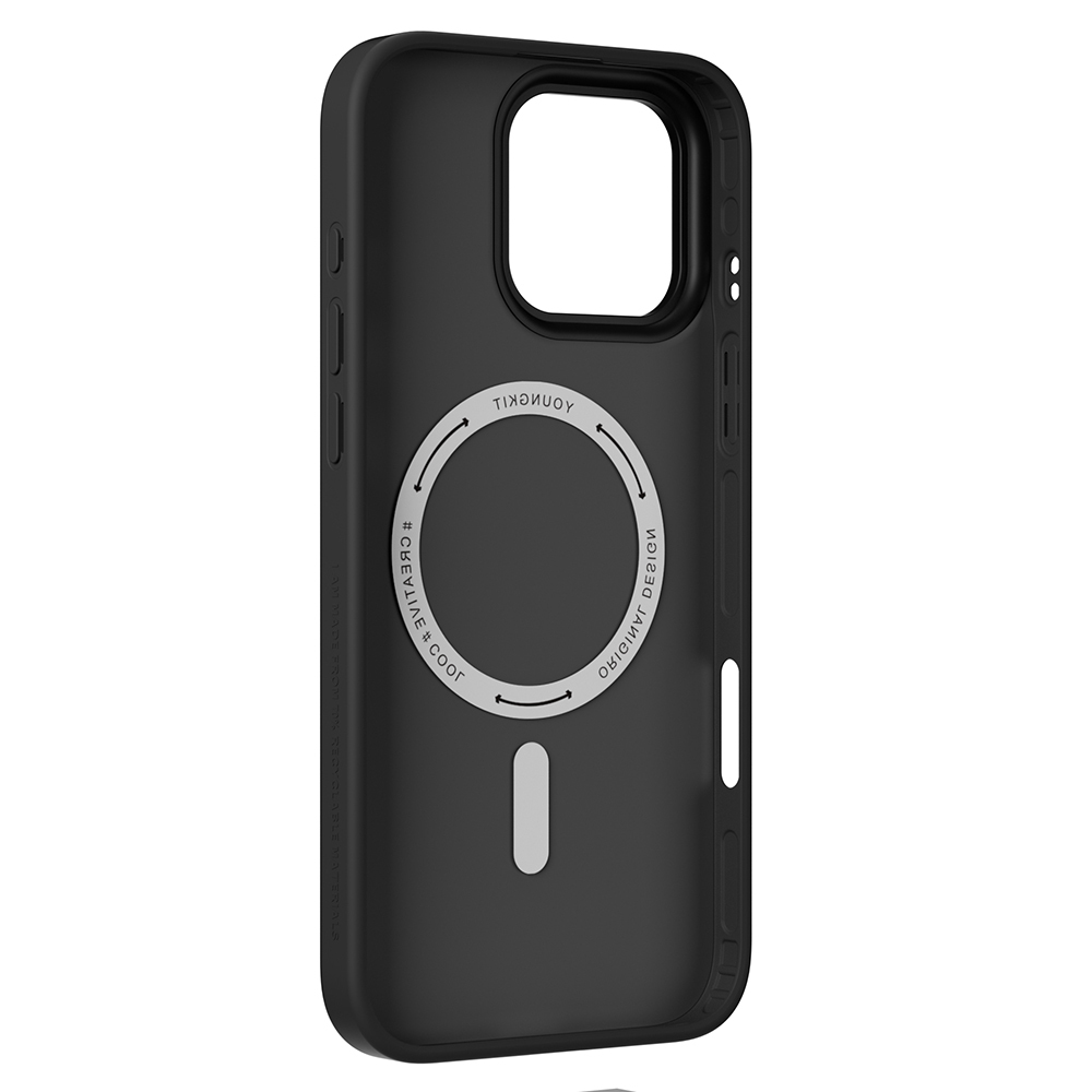 Apple iPhone 16 Pro Kılıf M-safe Şarj Özellikli Youngkit Canvas Serisi Kapak - 14
