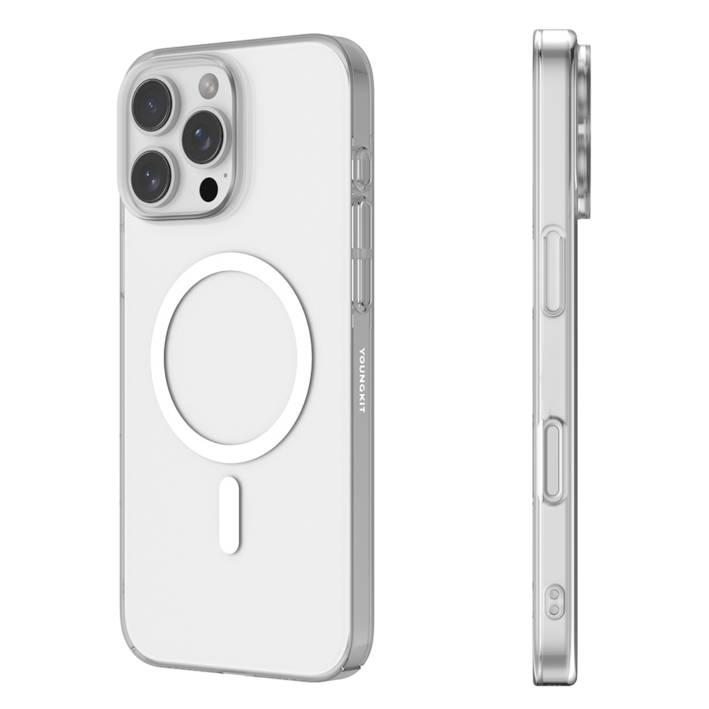 Apple iPhone 16 Pro Kılıf M-safe Şarj Özellikli Youngkit High Definition Serisi Kapak - 3
