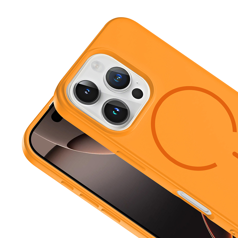 Apple iPhone 16 Pro Kılıf M-safe Şarj Özellikli Zore Meta Kapak - 18