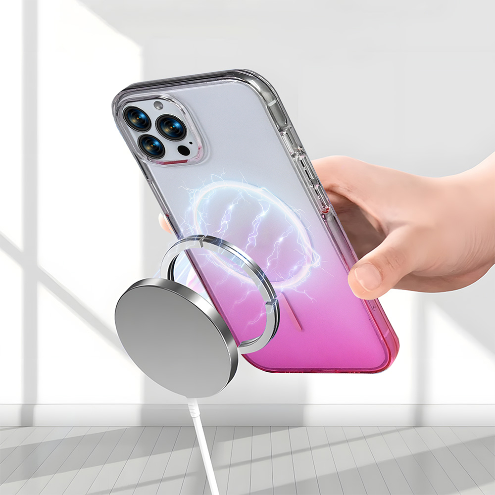 Apple iPhone 16 Pro Kılıf M-Safe Şarj Özellikli Zore Septik Silikon Kapak - 23