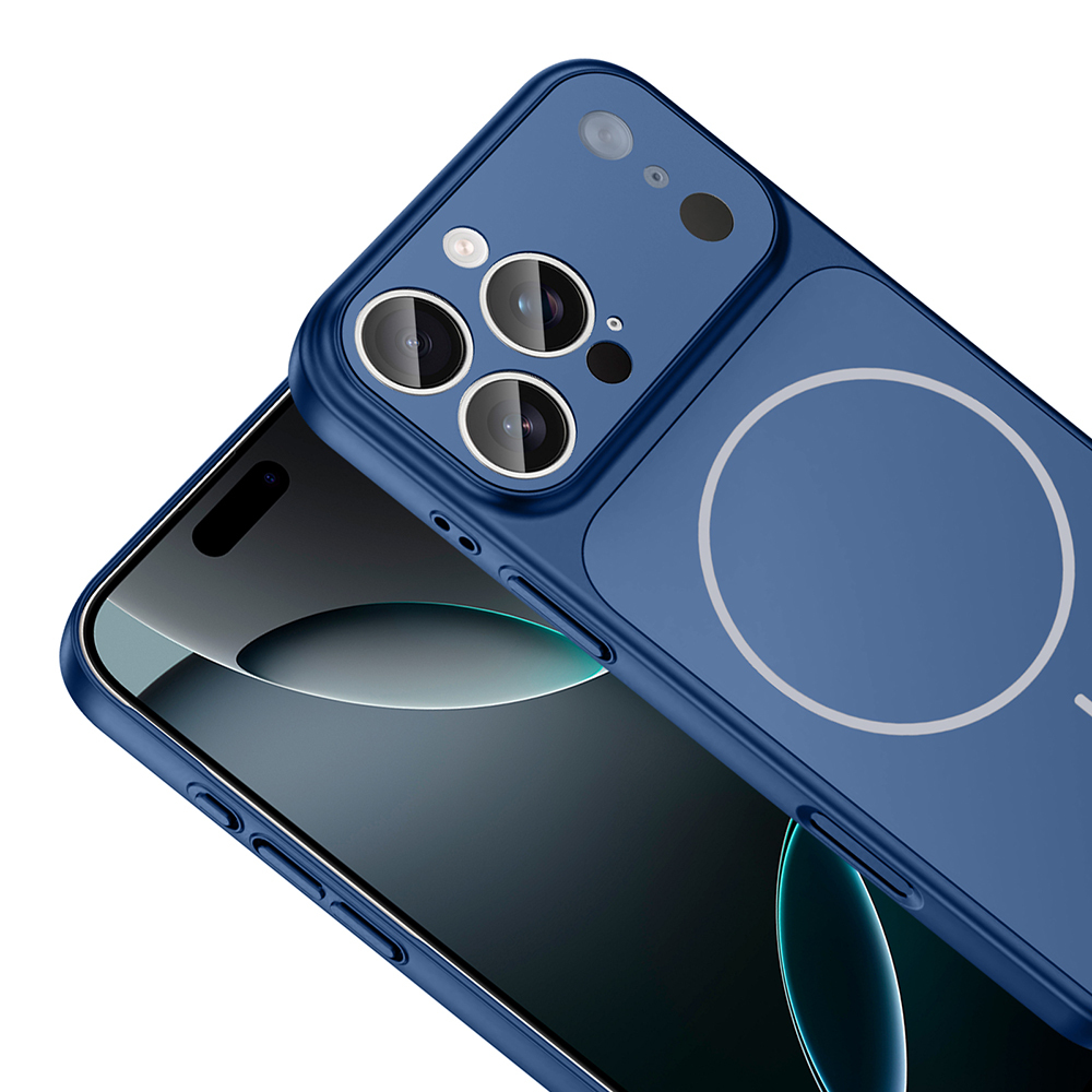 Apple iPhone 16 Pro Kılıf Zore M-Safe Şarj Özellikli Kamera Korumalı Formen Kapak - 18