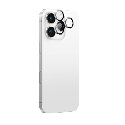 Apple iPhone 16 Pro Max Amazingthing Anti Reflective Kamera Lens Koruyucu + Kolay Uygulama Aparatlı Şeffaf