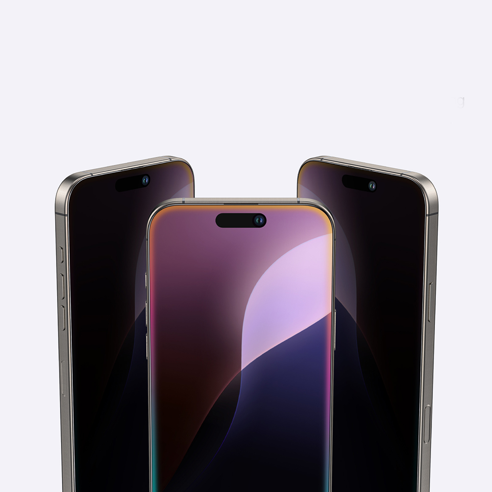 Apple iPhone 16 Pro Max Amazingthing Radix Privacy Anti-Fingerprint Tempered Glass Screen Protector - 11