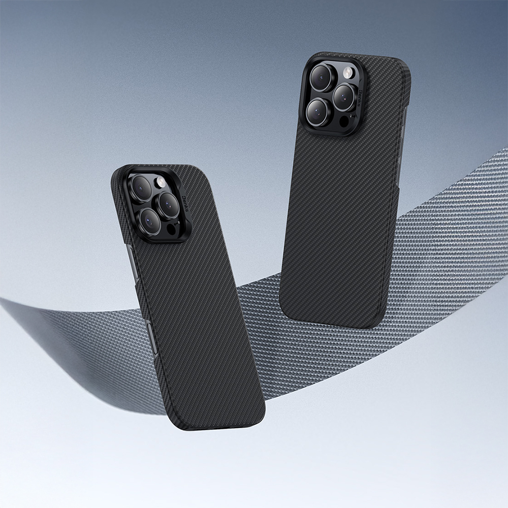 Apple iPhone 16 Pro Max Case Benks M-safe Charging Feature Metal Camera Frame Magnetic ArmorAir 600D Kevlar Fiber Cover - 6