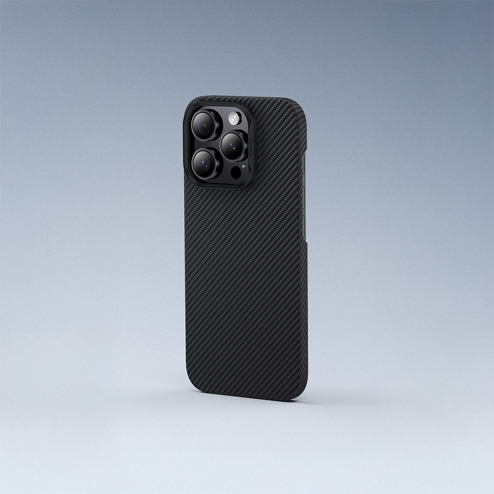 Apple iPhone 16 Pro Max Case Benks M-safe Charging Feature Metal Camera Frame Magnetic ArmorAir 600D Kevlar Fiber Cover - 8