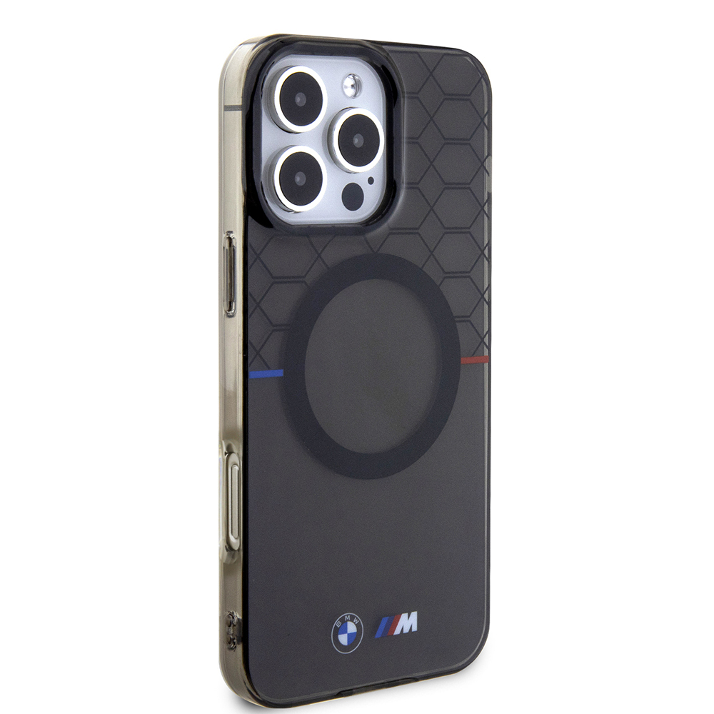 Apple iPhone 16 Pro Max Case BMW Magsafe Charging Feature Transparent M Design Original Licensed Cover - 5