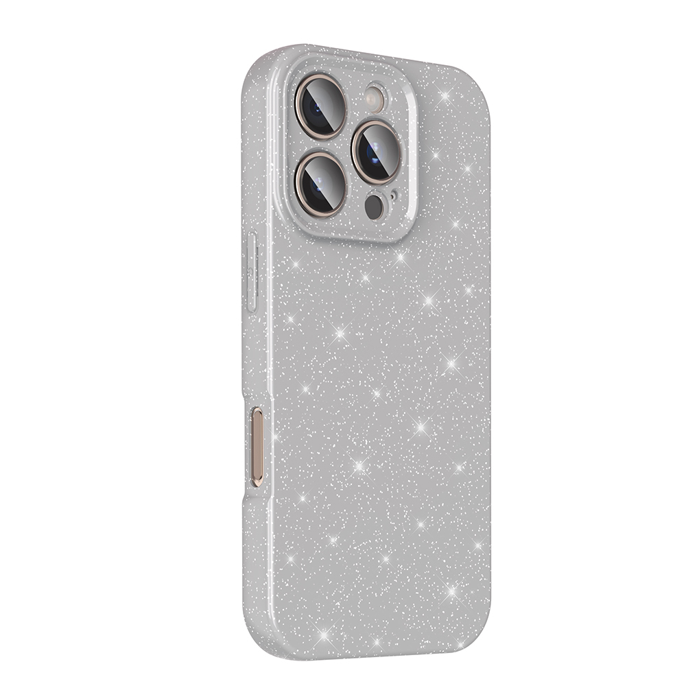 Apple iPhone 16 Pro Max Case Camera Protection Glitter Luxury Zore Koton Cover - 8