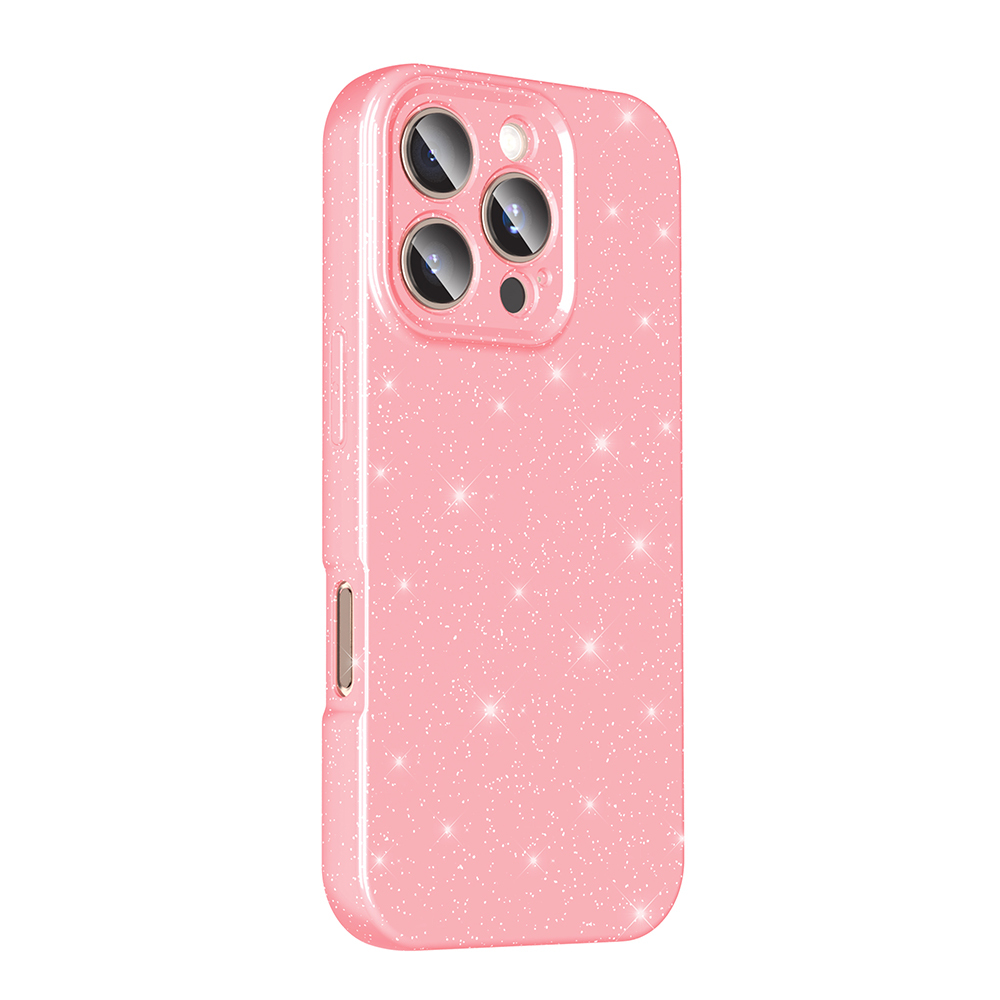 Apple iPhone 16 Pro Max Case Camera Protection Glitter Luxury Zore Koton Cover - 6