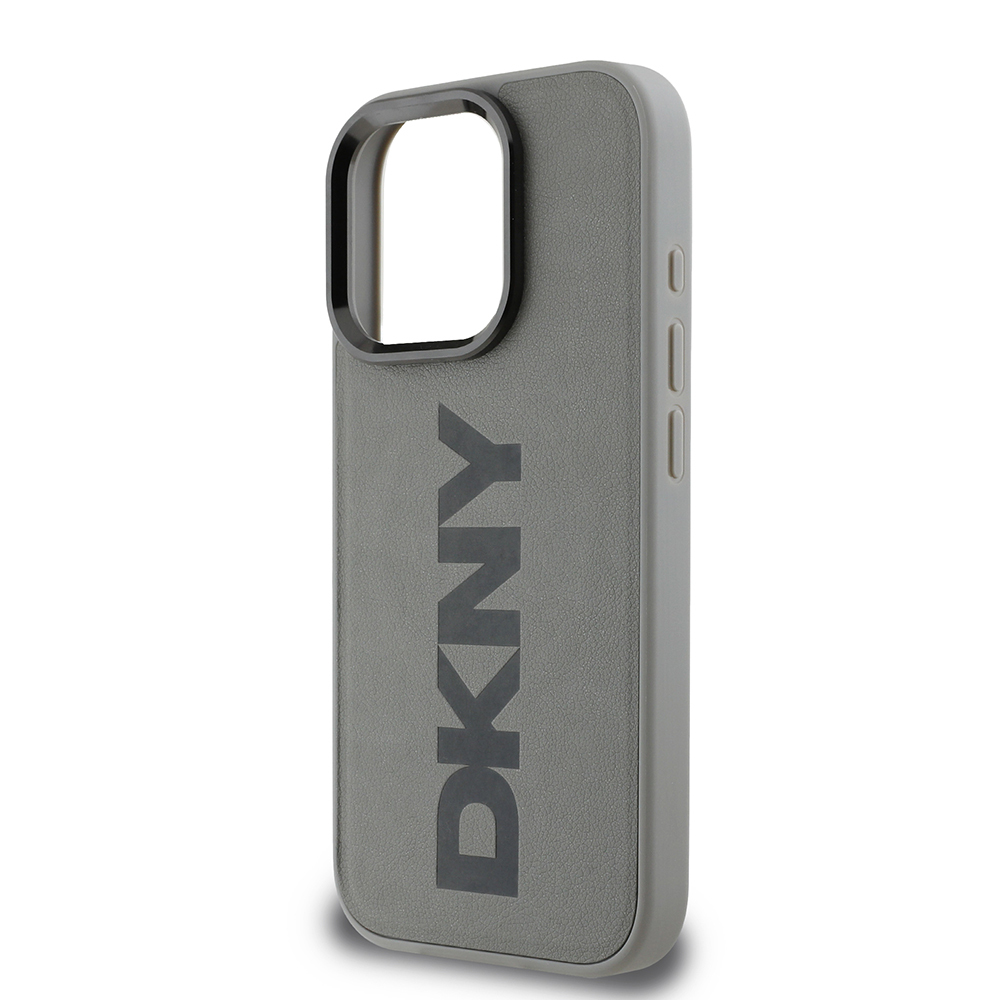 Apple iPhone 16 Pro Max Case DKNY Original Licensed Magsafe Charging Feature PU Leather Plain Cover - 15
