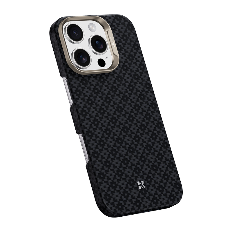 Apple iPhone 16 Pro Max Case M-Safe Charging Feature Benks ArmorAir ArmorGrid Series Kevlar Cover - 7