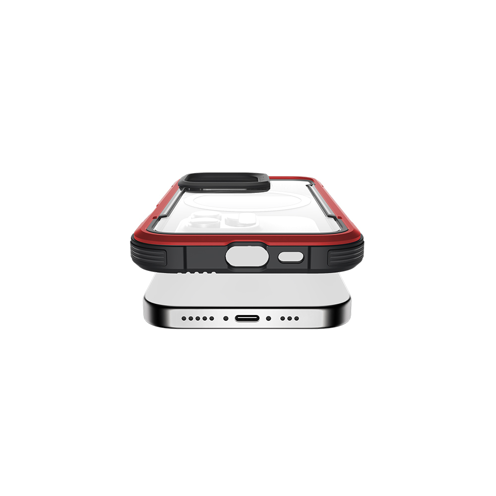 Apple iPhone 16 Pro Max Case Magsafe Charging Feature Airbag Raptic Shield Series Transparent Back Surface Cover - 10