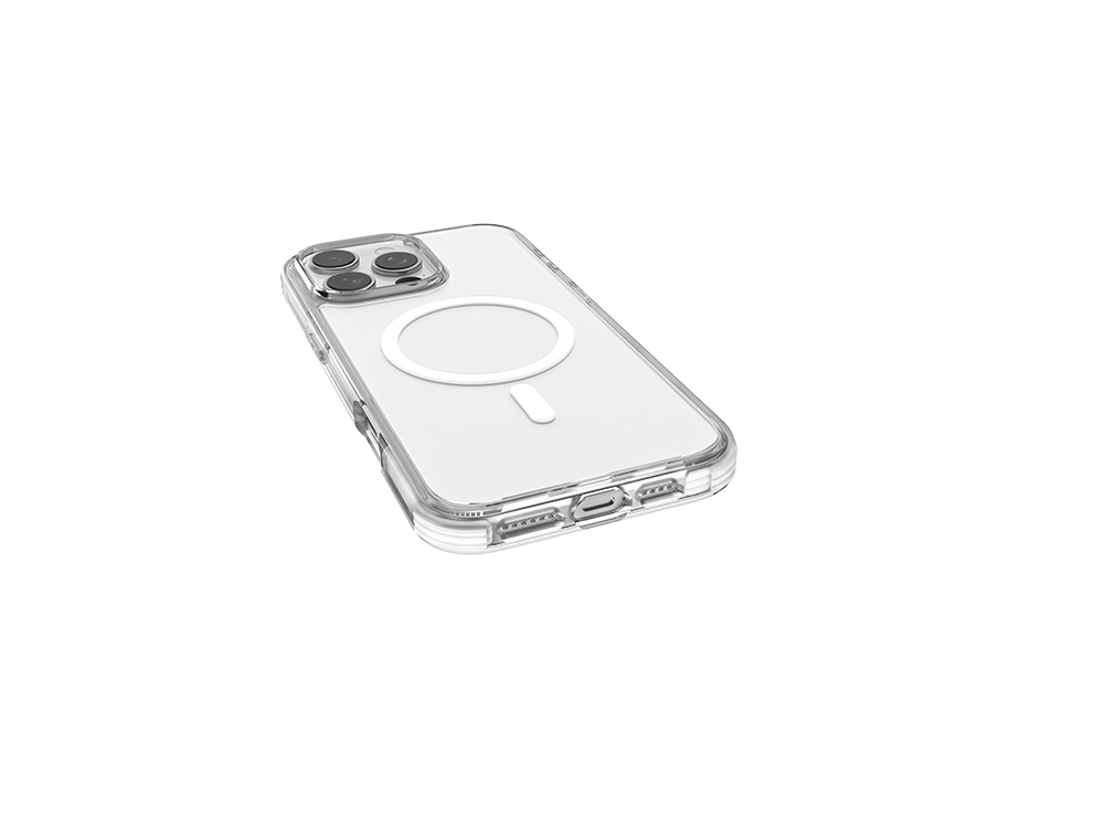 Apple iPhone 16 Pro Max Case Magsafe Charging Featured Airbag Designed Raptic Clear Series Transparent Cover - 4