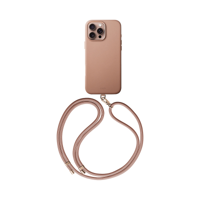 Apple iPhone 16 Pro Max Case Magsafe Charging Featured Soft Back Surface Strap String Coehl Muse Cover Kum Pembe