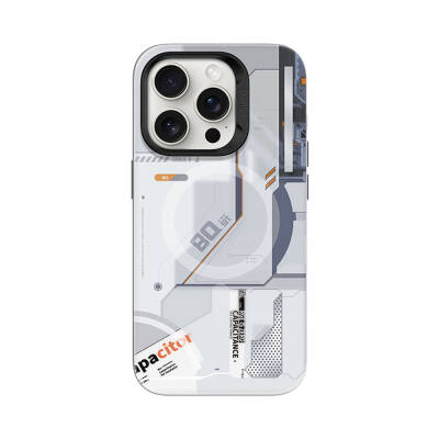 Apple iPhone 16 Pro Max Case Mechanical Design MagSafe Charging Feature Benks Perspective Series Cover White