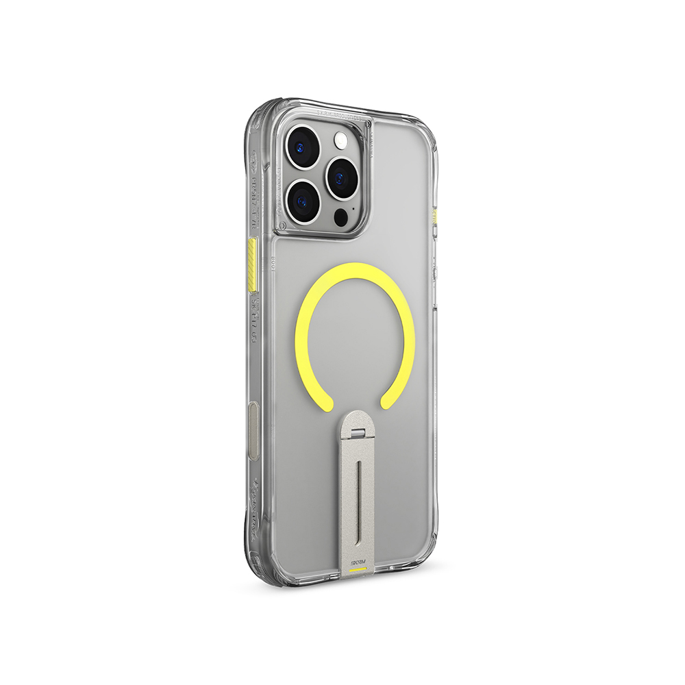 Apple iPhone 16 Pro Max Case Skinarma Helix Cover with Magsafe Charging Feature and 360 Degree Rotatable Stand - 14