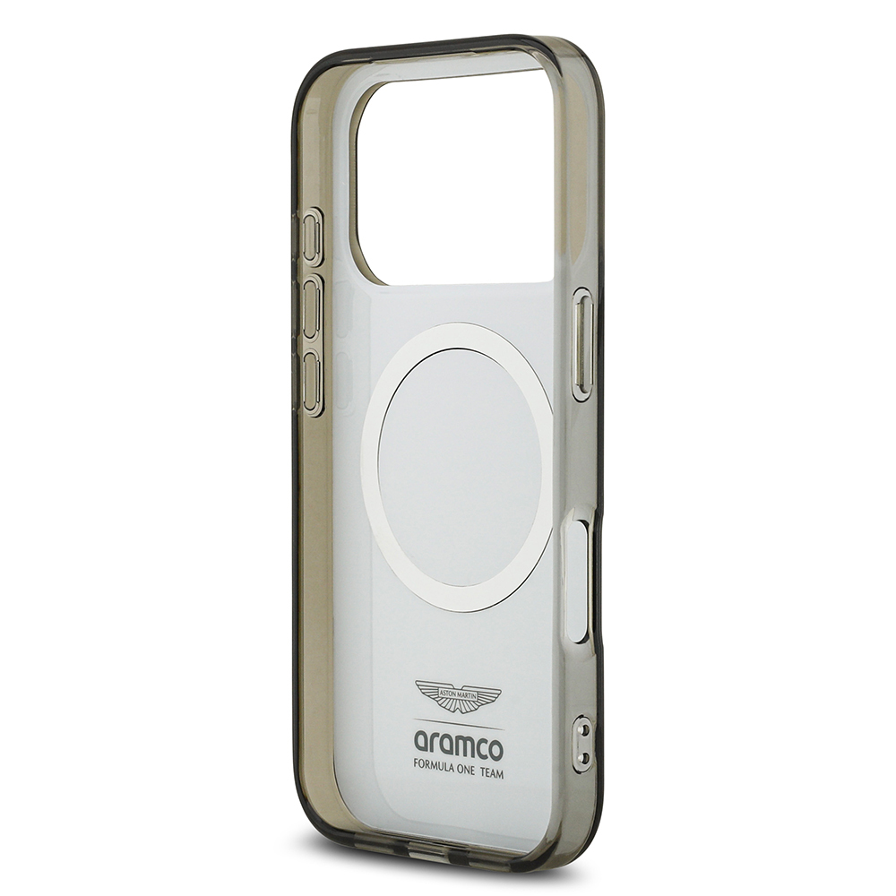 Apple iPhone 17 Pro Kılıf Aston Martin Orjinal Lisanslı M-safe Şarj Özellikli IML Baskı Logolu Formula Tasarımlı Kapak - 8