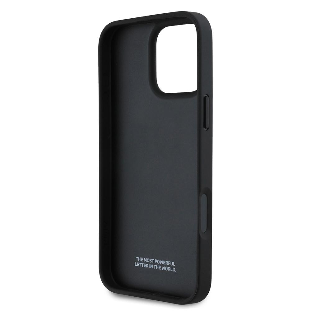 Apple iPhone 16 Pro Max Kılıf BMW Orjinal Lisanslı Karbon Fiber Tasarımlı ve Metal Logolu PU Deri Kapak - 8