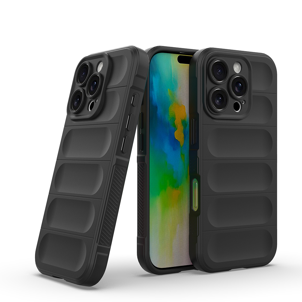 Apple iPhone 16 Pro Max Kılıf Esnek TPU Oyuklu Arka Yüzey Tasarımlı Zore Etnik Silikon Kapak - 16